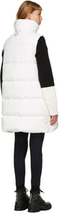 Moncler White Down Godec Vest