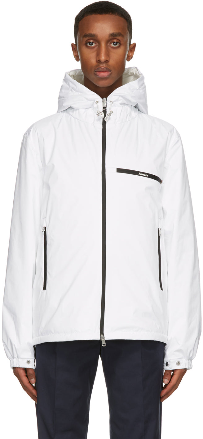 Moncler White Down Loupiac Jacket – BlackSkinny