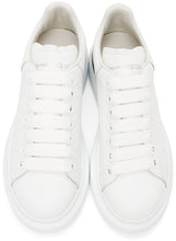 Alexander McQueen White Dropped Heel Counter Oversized Sneakers