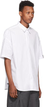 N.Hoolywood White Dropped Shoulder Shirt