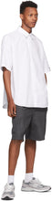 N.Hoolywood White Dropped Shoulder Shirt
