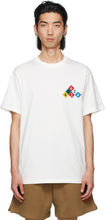 424 White Embroidered Logo T-Shirt - T-shirt logo brodé blanc 424 - 424 화이트 수 놓은 로고 티셔츠