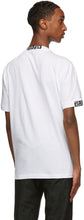 Versace White Embroidered Logo T-Shirt