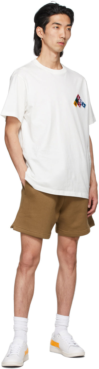 424 White Embroidered Logo T-Shirt