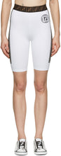 Fendi White Fendirama Cycling Shorts