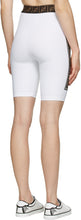 Fendi White Fendirama Cycling Shorts
