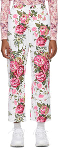 Collina Strada White Floral Chason Jeans