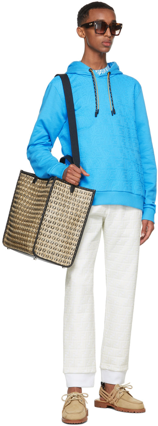 Fendi White 'Forever Fendi' Lounge Pants