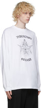 Balenciaga White Gothic Long Sleeve T-Shirt