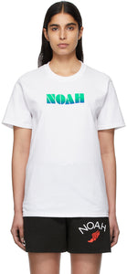 Noah White Gradient Logo T-Shirt