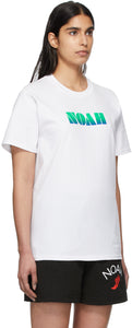 Noah White Gradient Logo T-Shirt