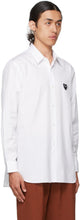 Comme des GarÃ§ons Play White Heart Patch Shirt