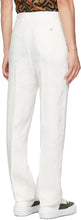 Fendi White Hemp Trousers