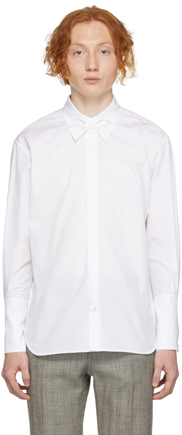 Stefan Cooke White Infinity Collar Shirt – BlackSkinny