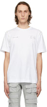 1017 ALYX 9SM White Insert Double Logo T-Shirt - 1017 T-shirt de logo double logo de l'alyx 9sm 9sm - 1017 ALYX 9SM 화이트 삽입 더블 로고 티셔츠