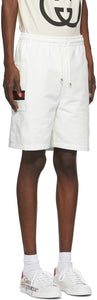 Gucci White Interlocking G Jersey Shorts