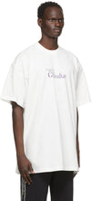 VETEMENTS White 'Keeping Up With The Gvasalias' T-Shirt