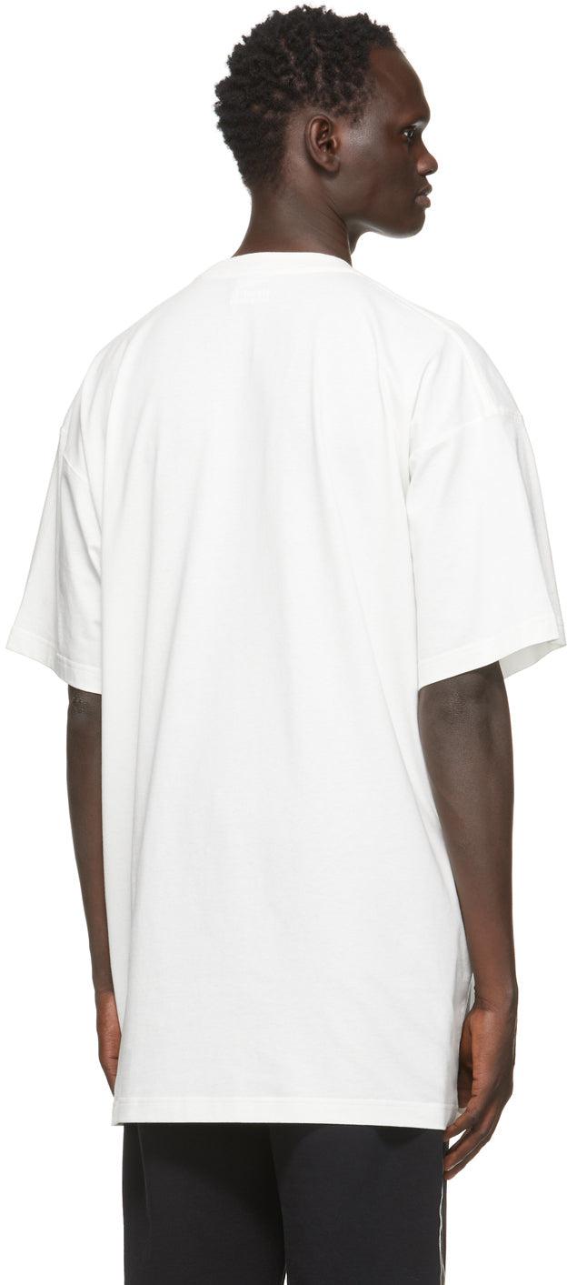 VETEMENTS White 'Keeping Up With The Gvasalias' T-Shirt