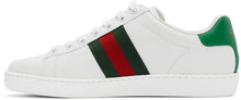 Gucci White Kitten Ace Sneakers