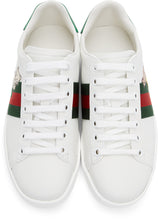 Gucci White Kitten Ace Sneakers