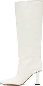 Proenza Schouler White Leather Tall Boots