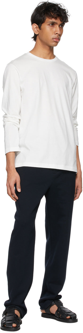 The Row White Leon Long Sleeve T-Shirt – BlackSkinny