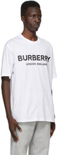 Burberry White Letchford Logo T-Shirt