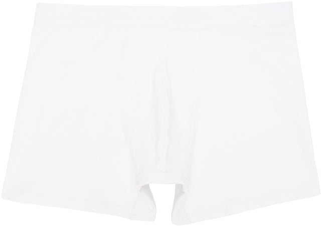 Balenciaga White Logo Boxer Briefs - Boîte à logo blanc Balenciaga Boxer - Balenciaga 화이트 로고 복서 팬티