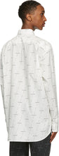 Balenciaga White Logo Normal Fit Shirt