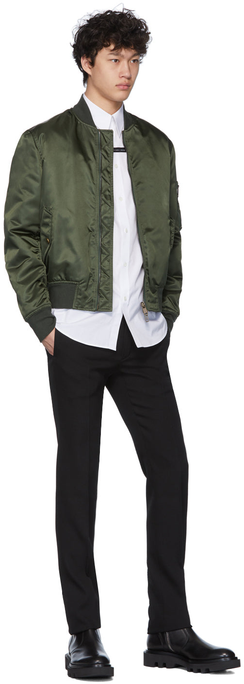 Givenchy White Logo Tape Shirt