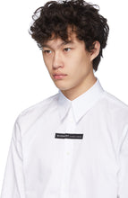 Givenchy White Logo Tape Shirt