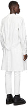 TAKAHIROMIYASHITA TheSoloist. White Long Medical Shirt