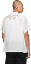 Double Rainbouu White Loop Skull West Coast Short Sleeve Shirt