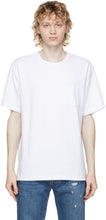 John Elliott White Lucky Pocket T-Shirt - T-shirt de poche chanceux de John Elliott Blanc - John Elliott White Lucky Pocket T 셔츠