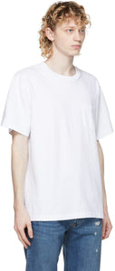 John Elliott White Lucky Pocket T-Shirt