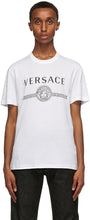 Versace White Medusa Logo T-Shirt - T-shirt Versace White Medusa Logo - 베르사체 화이트 메두사 티셔츠