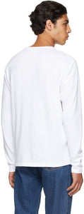 Wood Wood White Mel Long Sleeve T-Shirt