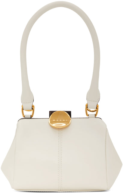 Marni White Mini Queen Top Handle