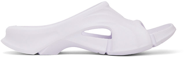Balenciaga White Mold Slide Sandals - Sandales à glissière de moule blanc Balenciaga - Balenciaga 화이트 금형 슬라이드 샌들