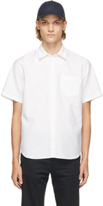 Norse Projects White Oxford Osvald Short Sleeve Shirt - PROJETS NORSE PROJETS WHITE OXFORD OSVALD Chemise à manches courtes - 노르웨이 프로젝트 White Oxford Osvald 짧은 소매 셔츠