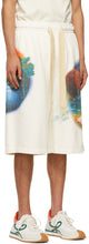 Loewe White Paula's Ibiza Printed Airbrush Shorts