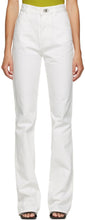 Bottega Veneta White Plain Straight Jeans