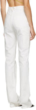 Bottega Veneta White Plain Straight Jeans