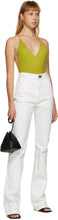 Bottega Veneta White Plain Straight Jeans - Jean simple blanche de Bottega Veneta blanche - Bottega 베네타 화이트 일반 스트레이트 청바지