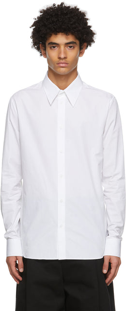 Bottega Veneta White Poplin Shirt - Chemise popeline blanche de Bottega Veneta - Bottega 베네타 화이트 포플린 셔츠