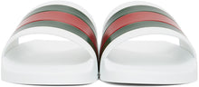 Gucci White Pursuit Slides