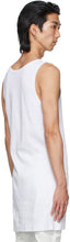Ann Demeulemeester White Ribbon Seva Tank Top