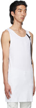 Ann Demeulemeester White Ribbon Seva Tank Top