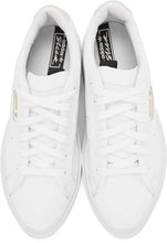 adidas Originals White Sleek Super Sneakers