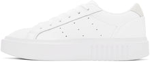 adidas Originals White Sleek Super Sneakers
